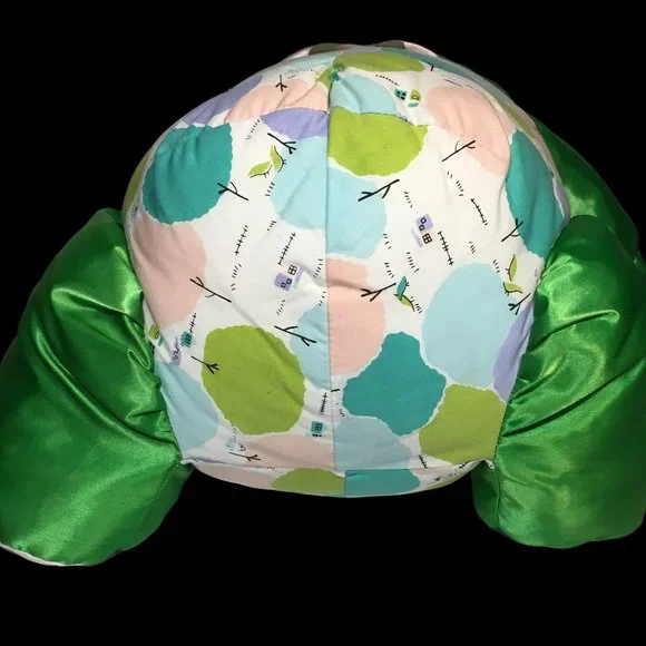 Unique Puffalump-like Plush Green Teddy Bear LARGE 18in. Stuffed Animal RARE